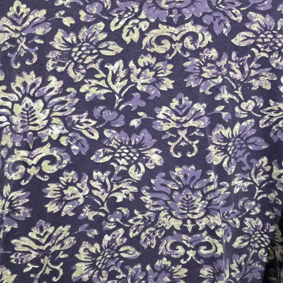 Catherines Purple Floral Women's Top - Picture 5 of 5